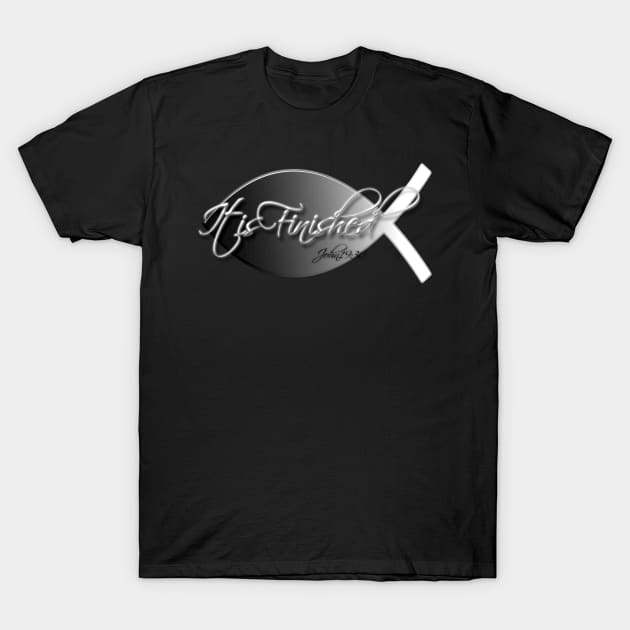 It is Finished, Jesus Fish T-Shirt by AlondraHanley